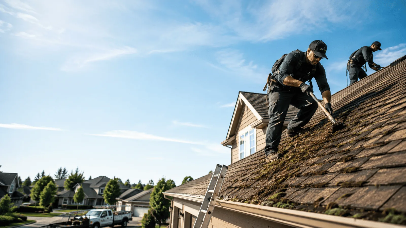 Roof Moss Removal in Forest Park, GA near me